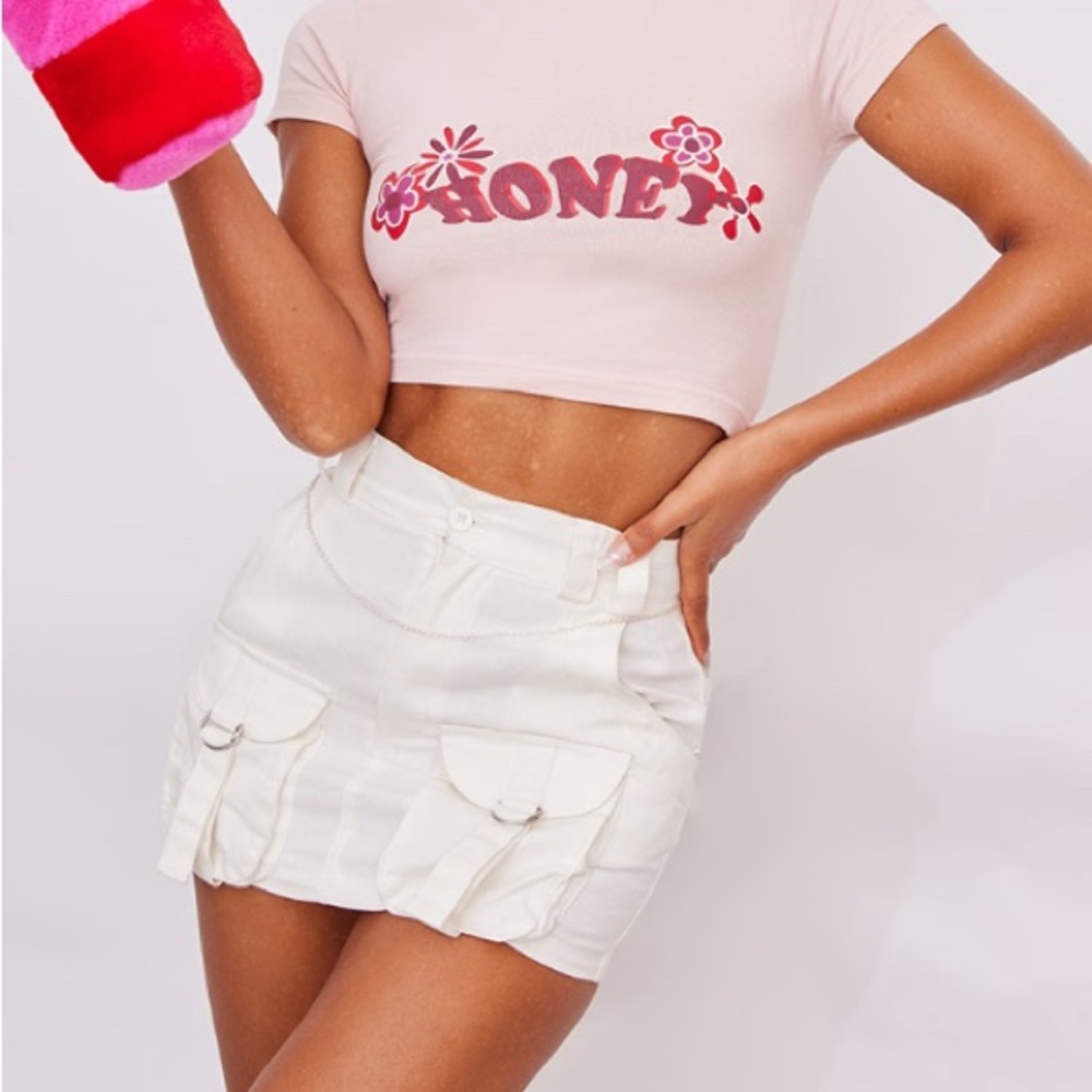 Cargo mini skirt